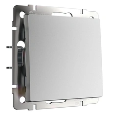Изображение Выключатель одноклавишный проходной (серебряный матовый) W1112065