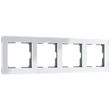 Изображение Рамка на 4 поста Acrylic (белый) W0042701